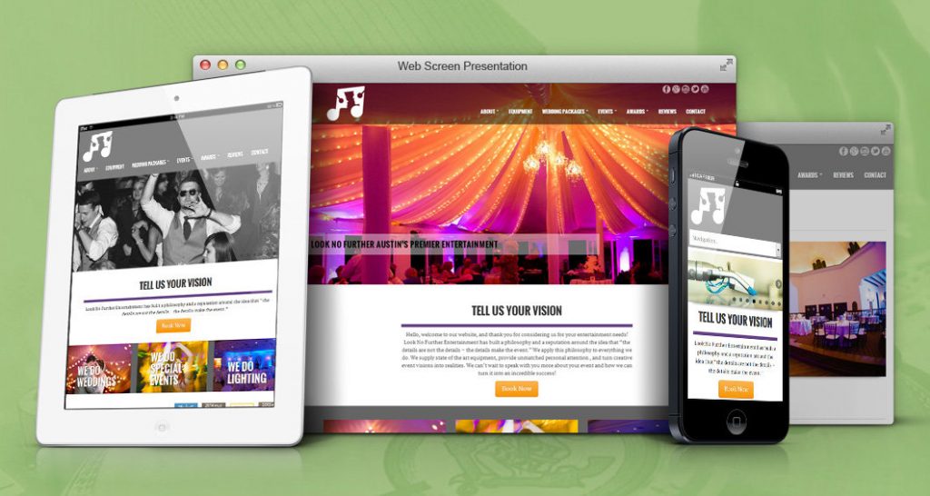 Walnut Terrace website design